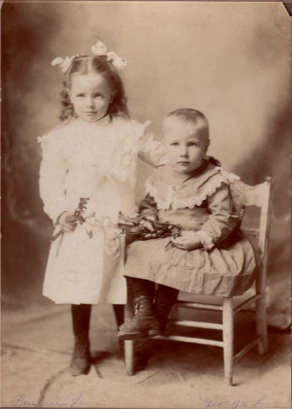 Pauline Larrick at about age 4
